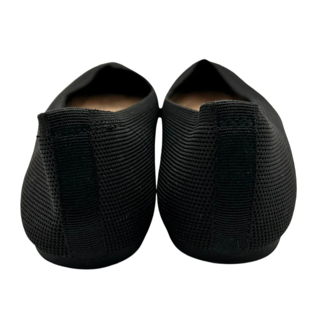 Old Navy Womens Pointy‎ Toe Knit Ballet Flats Blackjack Black Size 6